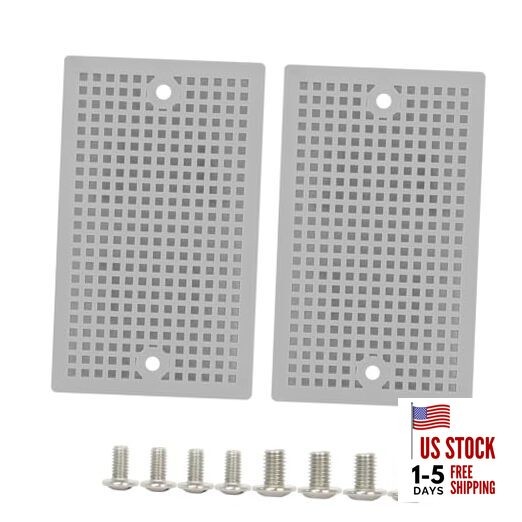 2pc Mounting Plate for Junction Box, ABS Plastic Internal 4.96"x2.99"(2pc)