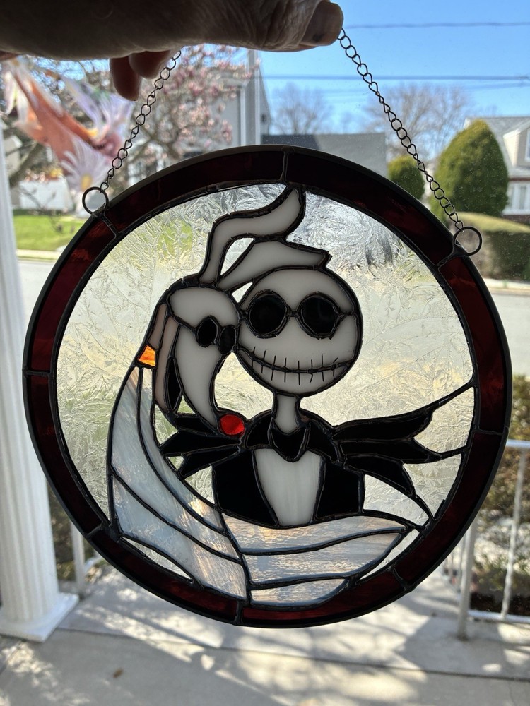 Stained glass Jack & Zero Sun-catcher