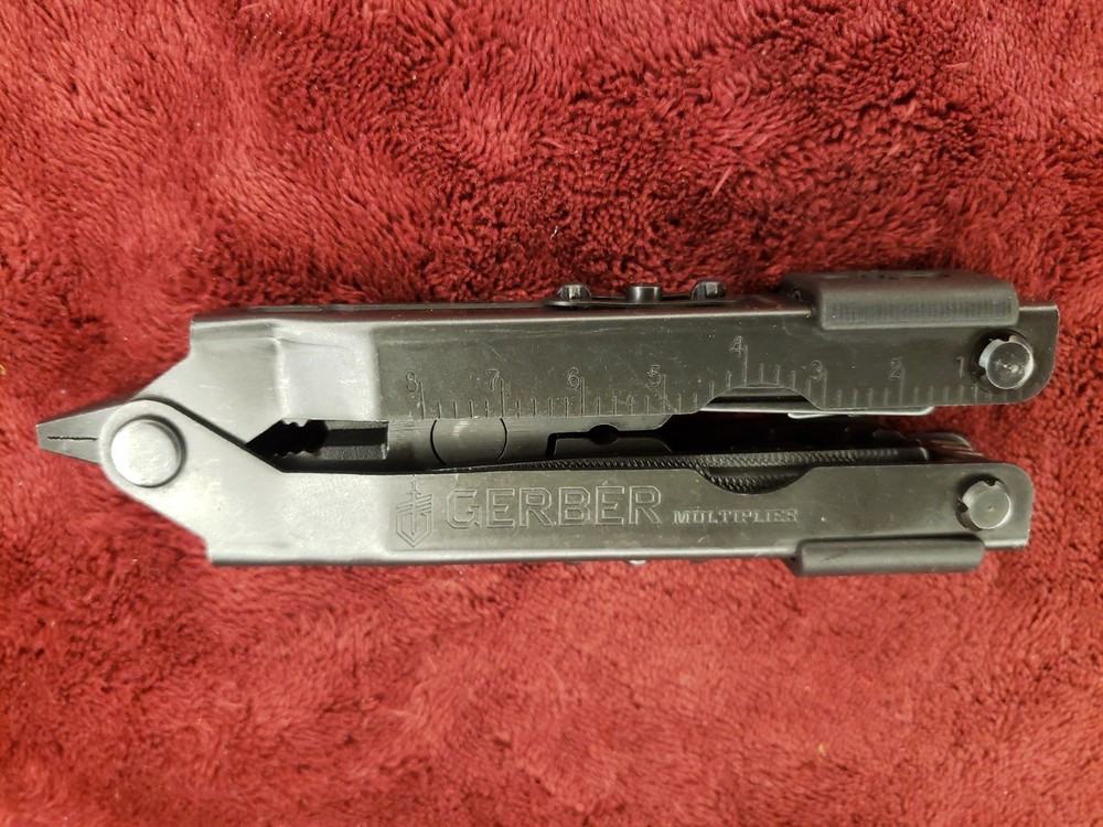 🔪 Gerber Multi Tool Black Needlenose MP600 Drop Point Blade 6ck needle nose