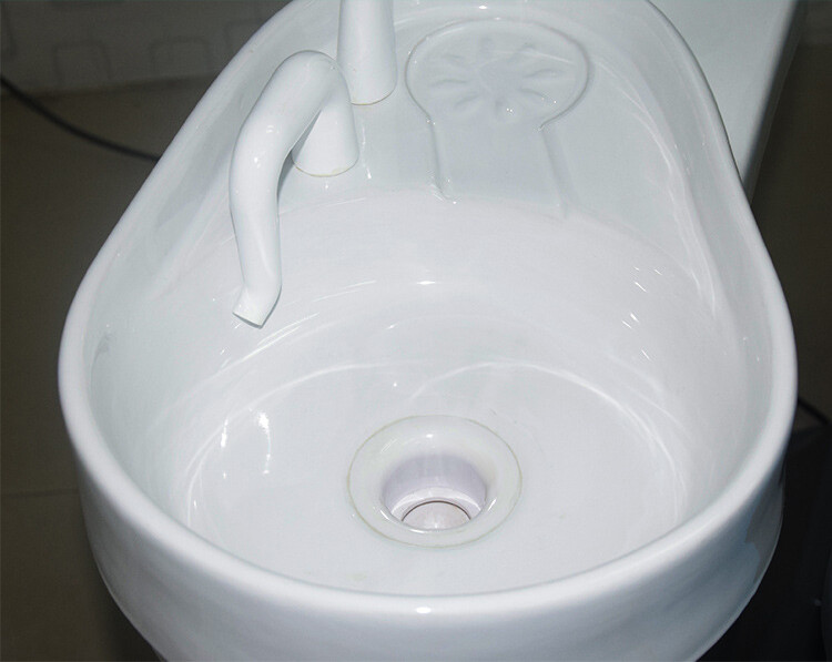 Dental Unit Chair Computer Controlled Motor Hard Leather +LED Oral Lamp +Stool