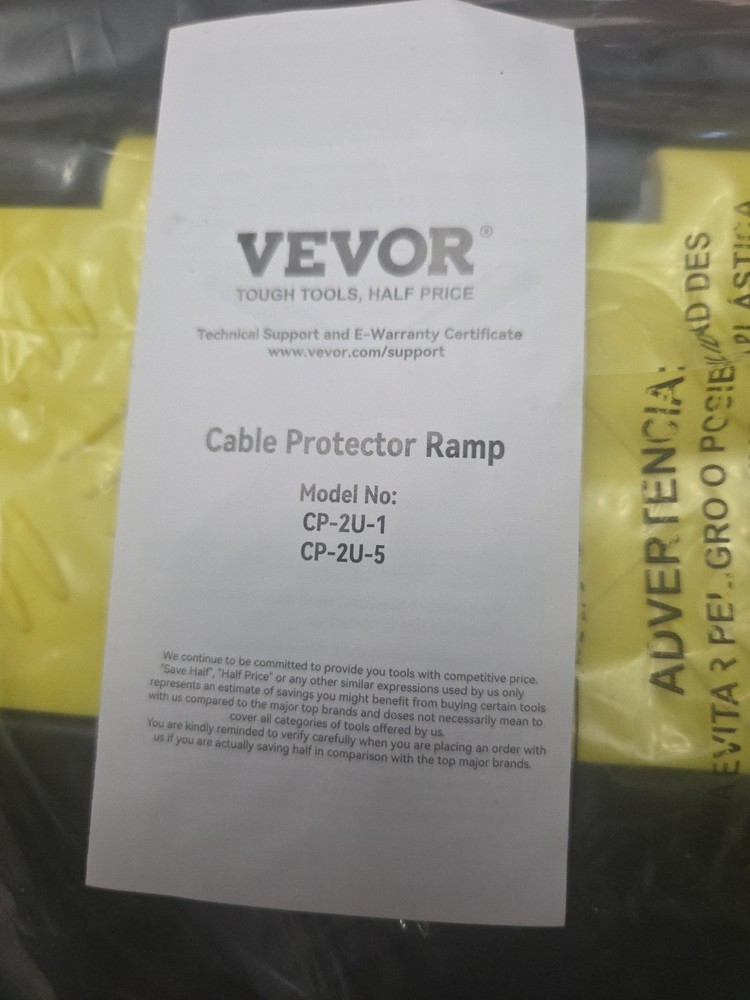 Vevor Cable Protector Ramp