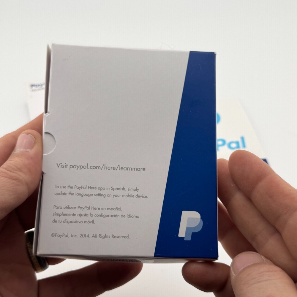 PayPal Here Mobile Card Reader Swipe 3.5mm Audio Jack w/ Box Inserts