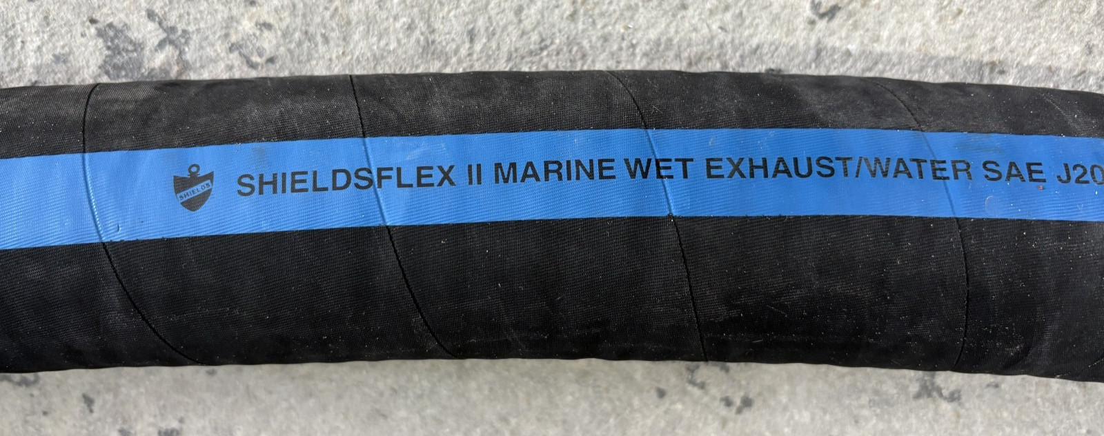SHIELDS 2 ⅜" Marine Wet Exhaust & Water Hose, 9Ft LONG, #250-2380 2 ⅜"