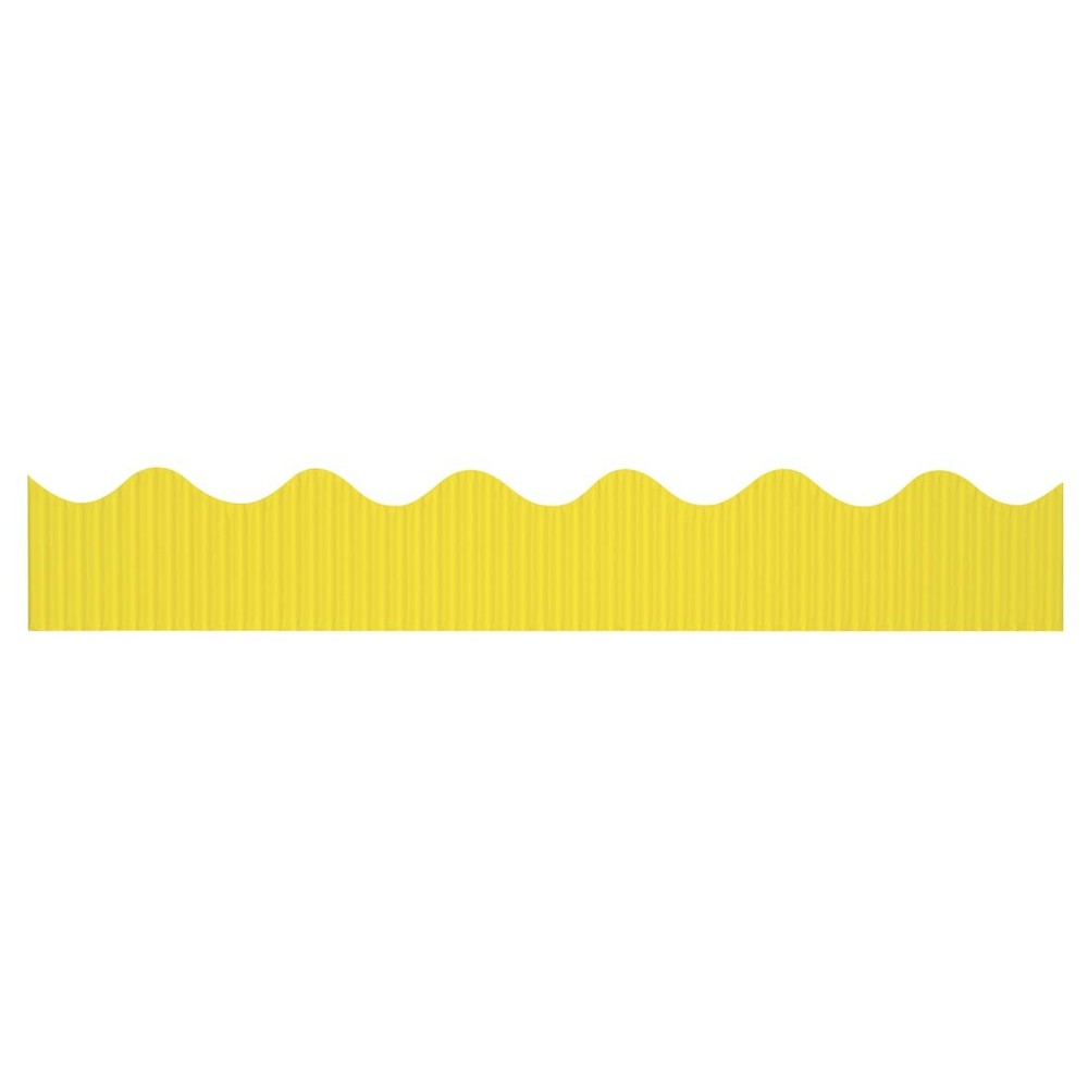 Solid Color Bordette Decorative Borders Canary Yellow