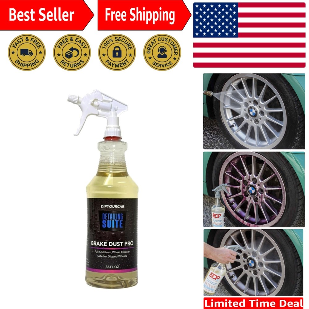 Color-Changing Brake Dust Pro 32oz - Ultimate Wheel Cleaner for Performance