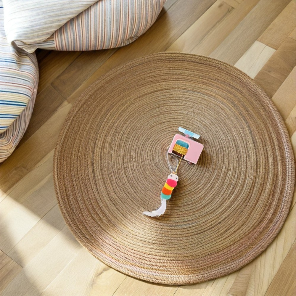 Interactive Cat Toys: Automatic Plastic Cat Teaser Retractable Hanging Indoor