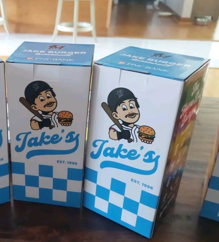 Jake Burger Bobblehead Stadium Give Away Never Opened