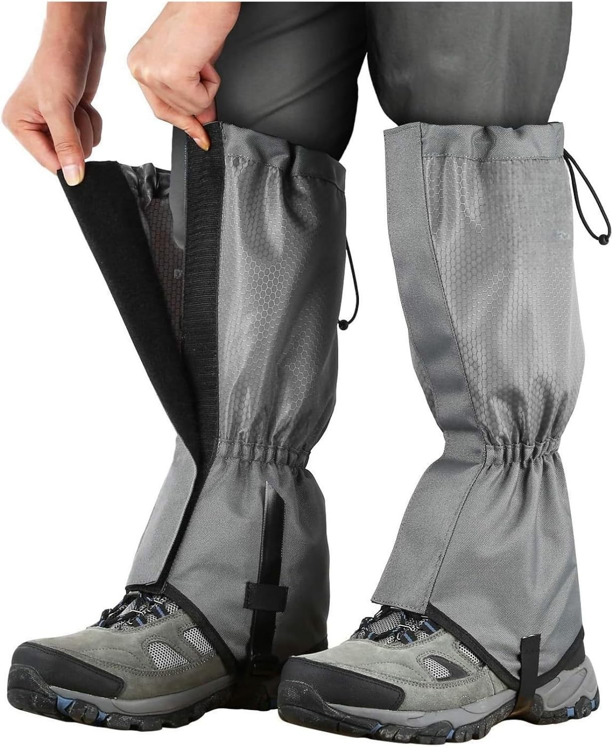 Adjustable Leg Gaiters for Men Women,Snow Boot Guard Gators,Shoe Gaiters,Waterpr