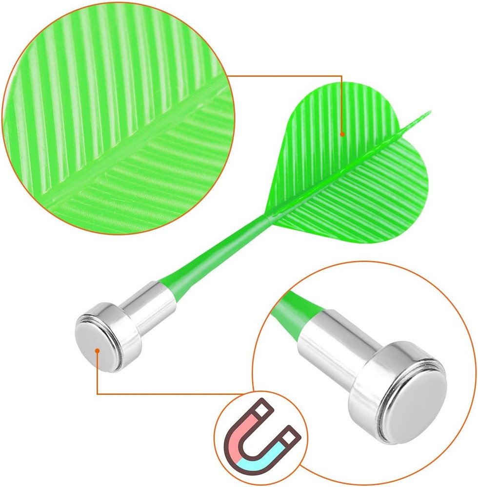 Magnetic Darts, Replacement Plastic Dart Game Safety Darts