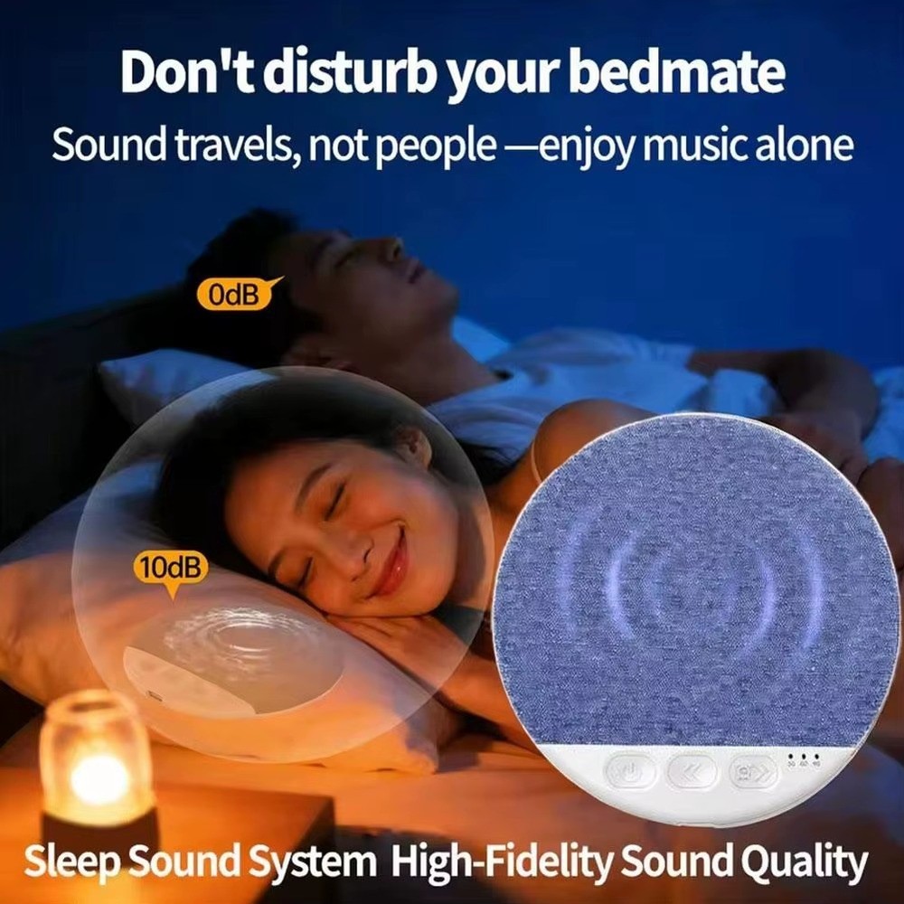 Under Pillow Speaker For Sleeping Bone Conduction Speaker With White Noise Timer