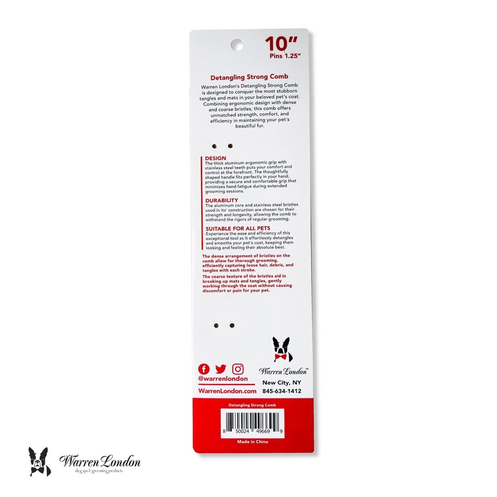 Detangling Strong Comb