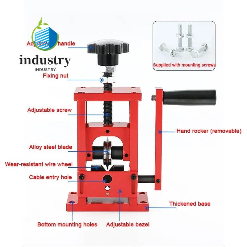 For Diameter 1.5-25MM Manual Cable Stripper Copper Scrap Wire Peeling Machine