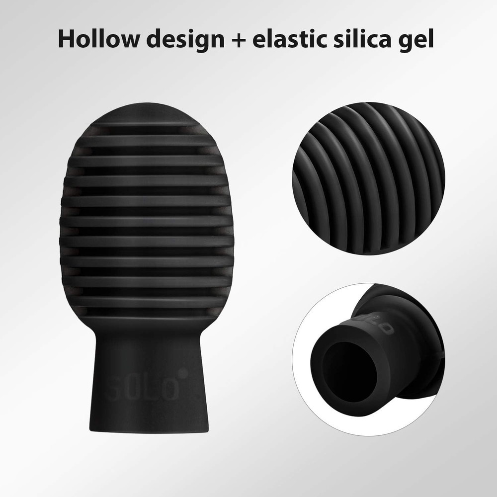 Durable Black Drumstick Dampeners - Perfect for Quiet Practice and Training