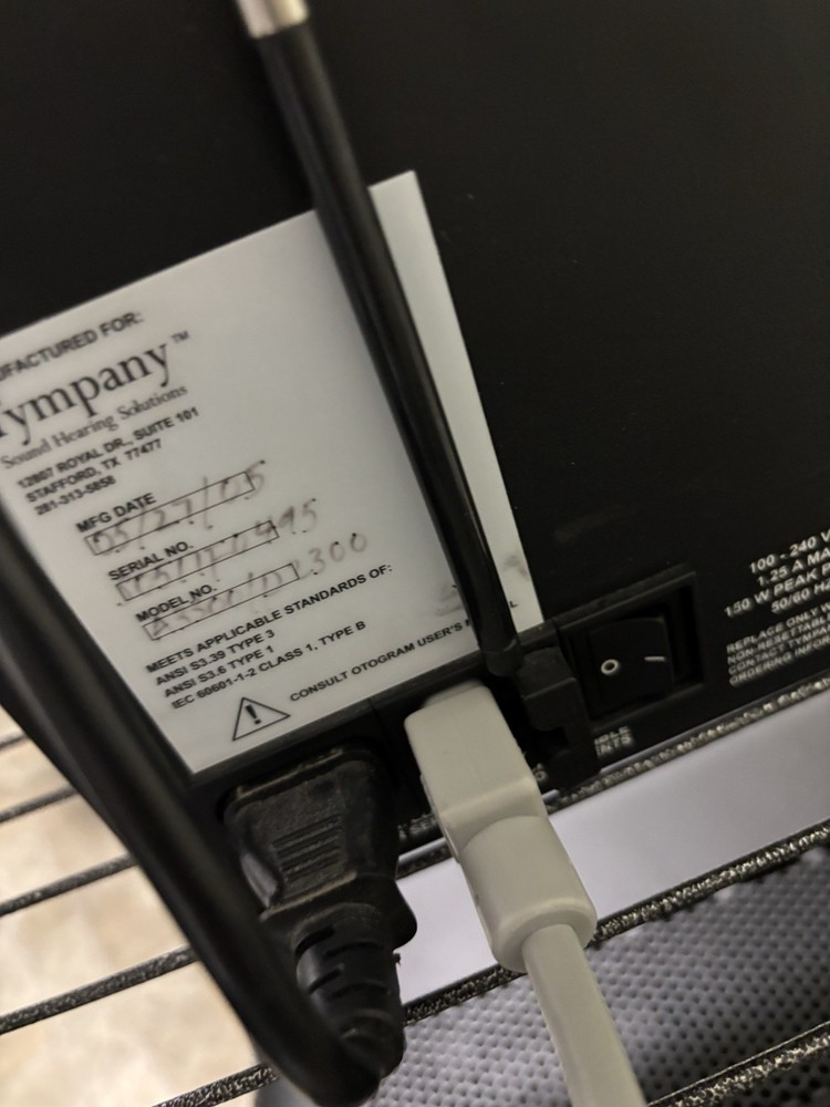 Tympany Model A3500 Otography System