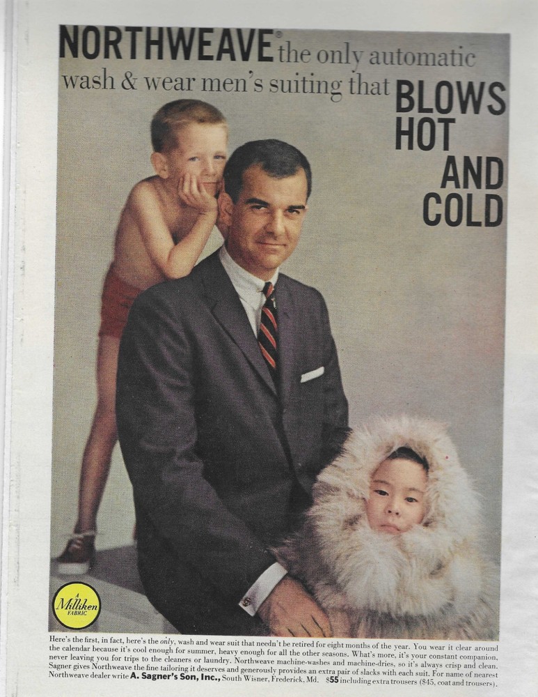 NORTHWEAVE SUIT ORIGINAL PRINT AD