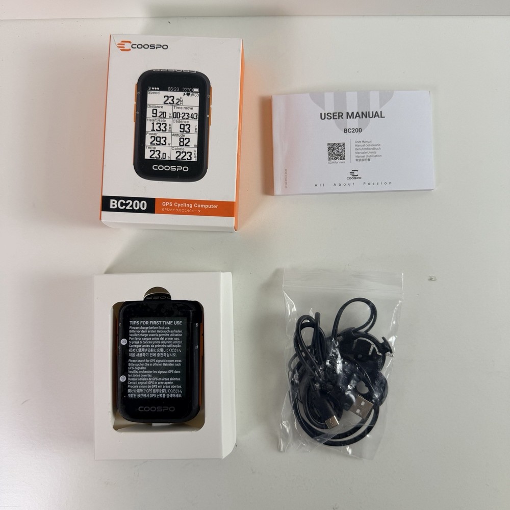 Coospo BC200 GPS Cycling Computer 2.6 in Screen