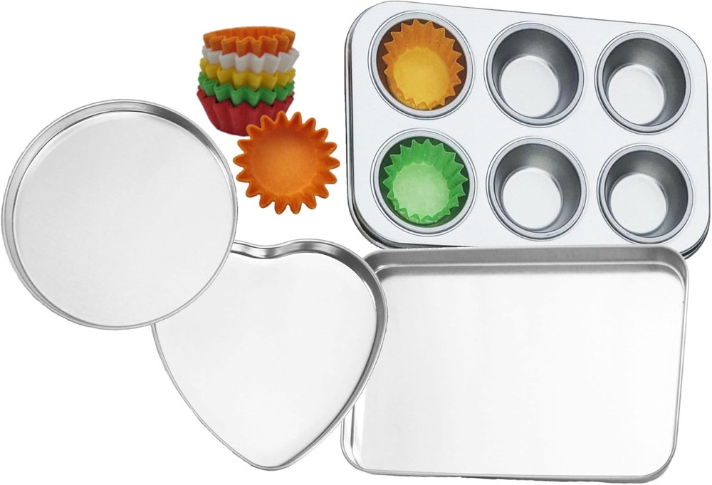 Deluxe Pan Set Compatible with Easy Bake Ultimate Oven | Includes 60 Cupcake Lin