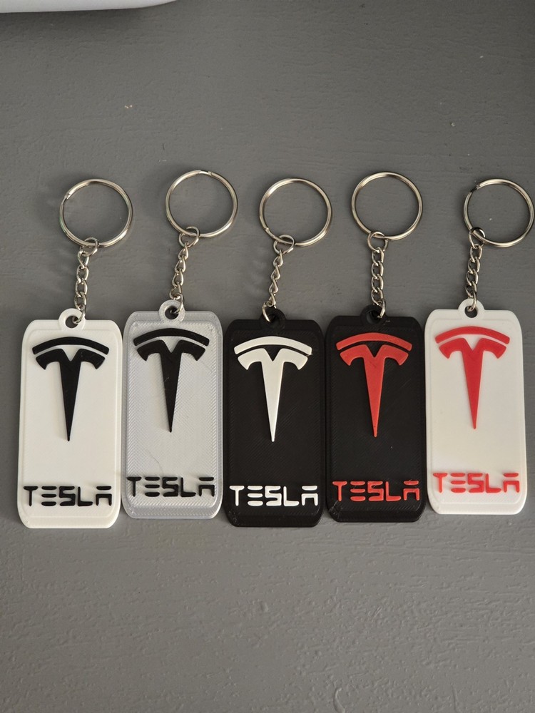 Tesla Keychain