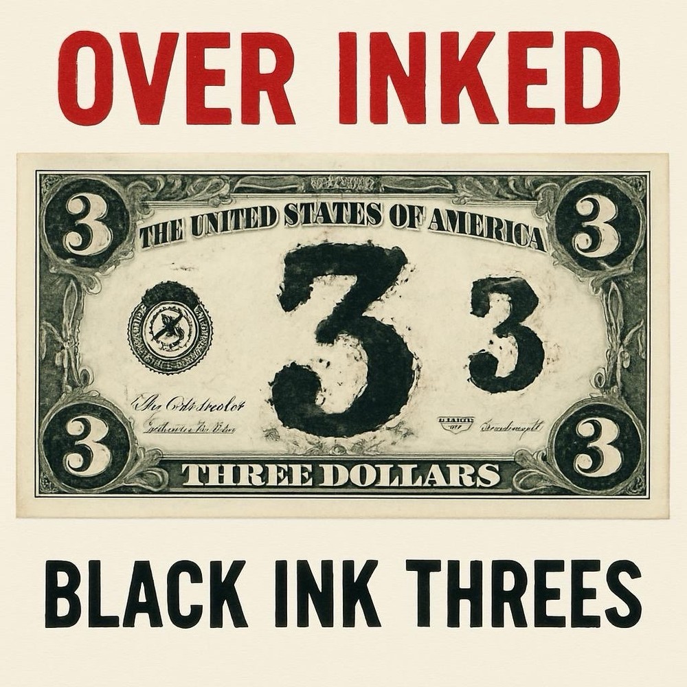 "INSUFFICIENT INK ERROR" MISSING 6’s + “OVER INK ERROR” 3’s UNCIRCULATED BEP 🧱