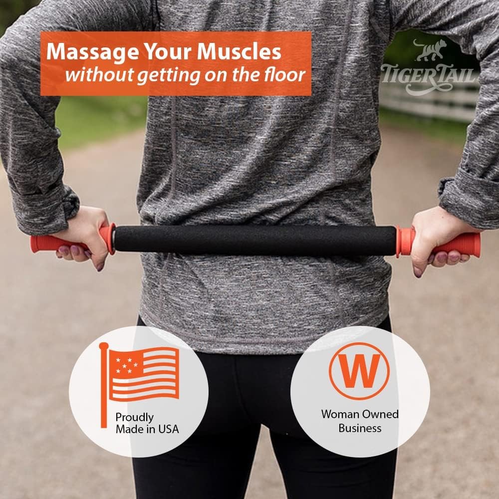 Tir Tail Massa Sti Portable Roller, Handheld, Deep Tissue Fo