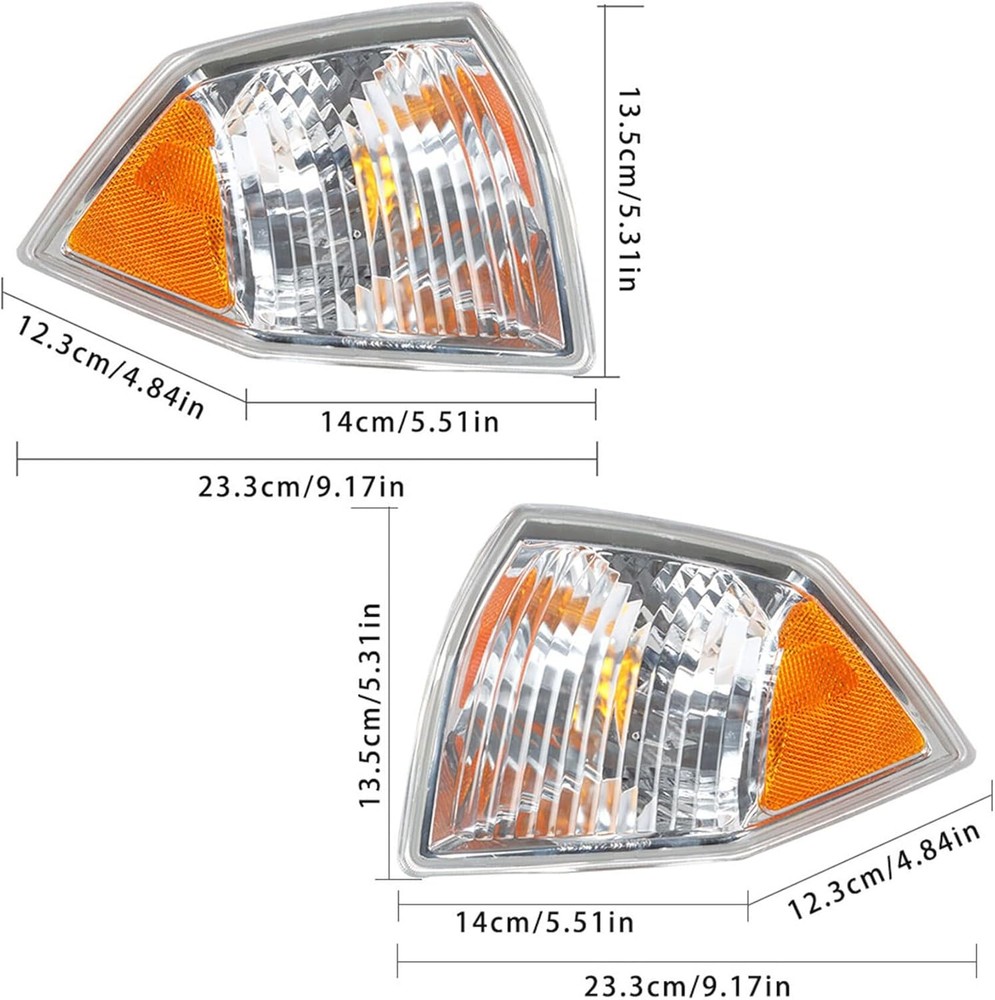 Park Signal Corner Marker Lights Replacement for Compass 2007-2010 Driver