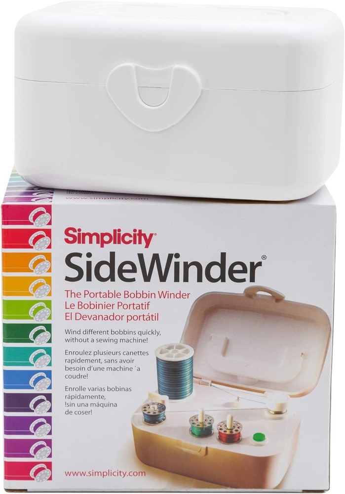 Portable Automatic Bobbin Winder Machine 120V for Sewing, Compact, Easy