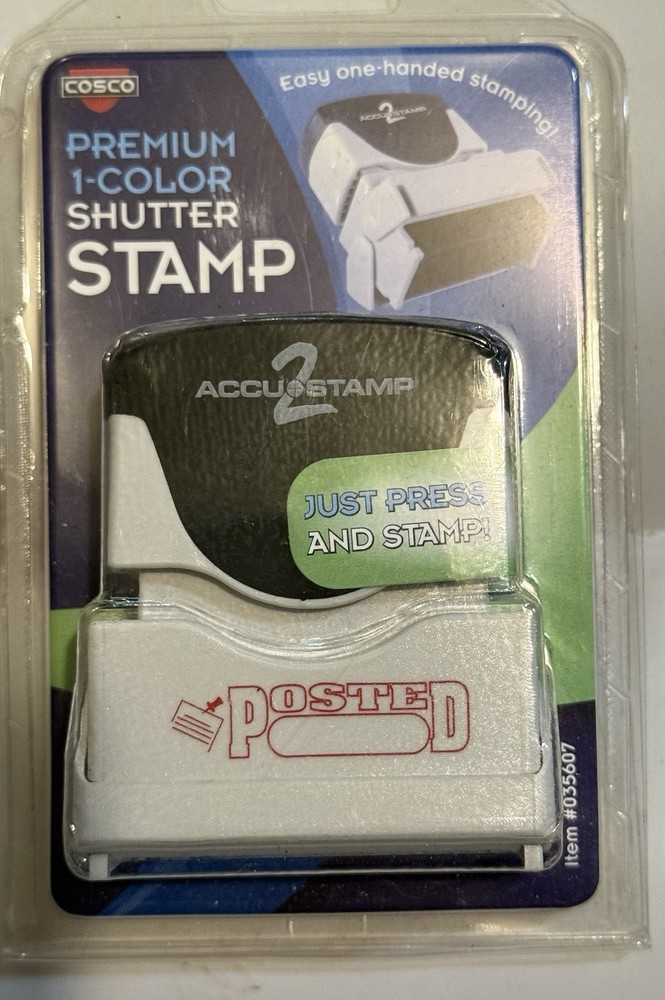 Accustamp Shutter Stamps POSTED