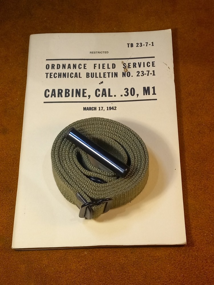 M1 Carbine Sling Oiler Field Manual