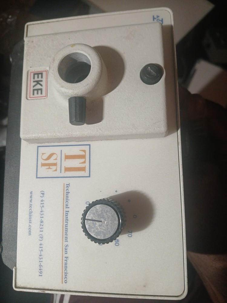 TESTED PREOWNED- Technical Instruments San Francisco Fiber Optic Illuminator