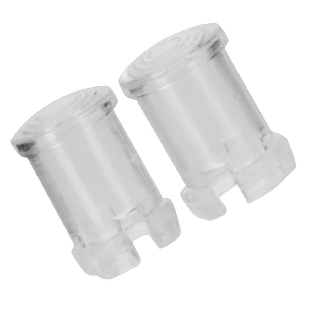 100Pcs Nylon LED Light Emitting Diode Transparent Lamp Light Caps Protective WT