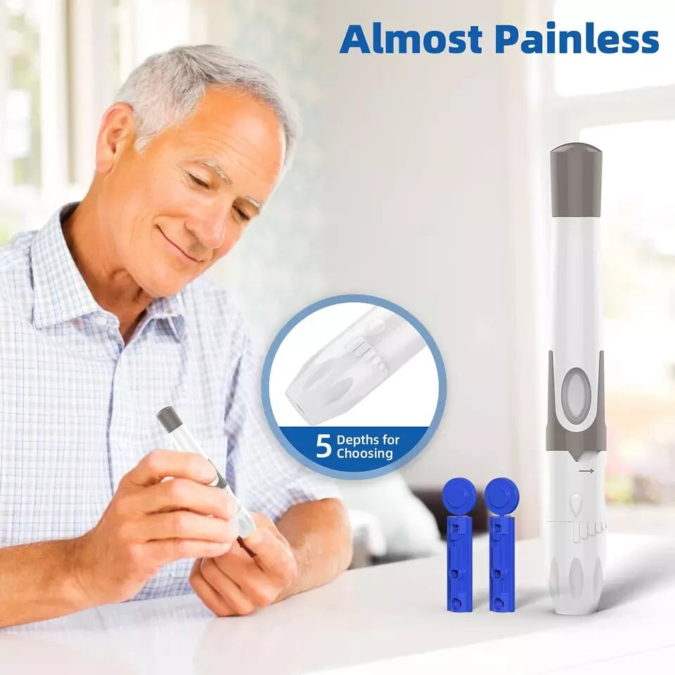 NEW Metene TD-4116 Blood Glucose Monitor/ 100 Strips 100 Lancets/ Bag / exp 2026