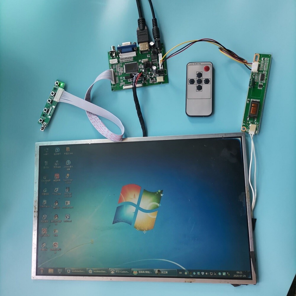 For B154EW01/B154EW08 panel 1280X800 Controller Board HDMI VGA 2AV LCD LED kit