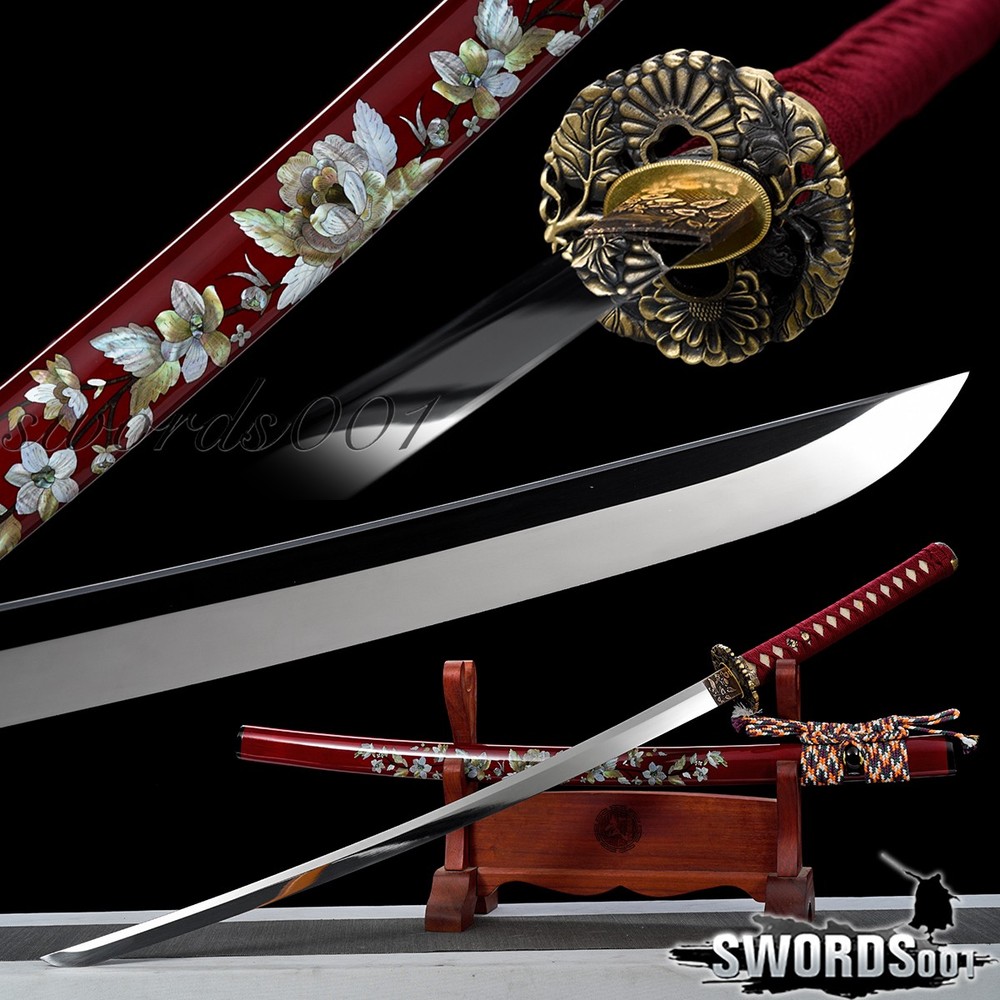 Handmade Authentic Japanese Sharp Sword Samurai Katana High Carbon Steel Blade