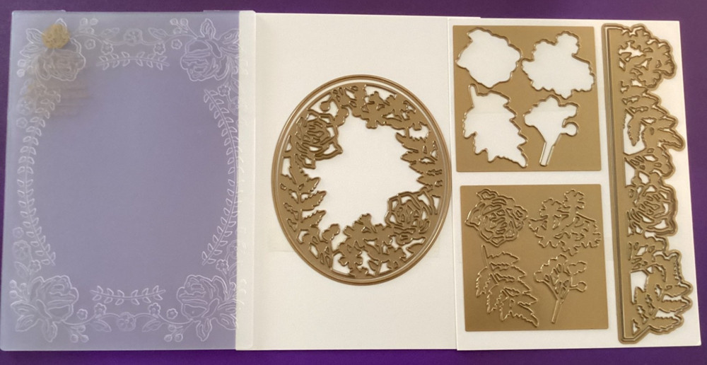 Anna Griffin Wildflower 3D Folder With Dies RARE