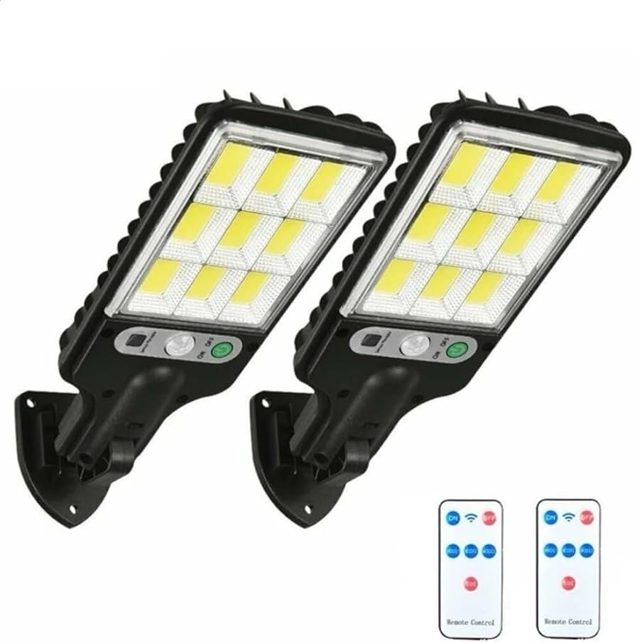 (2 PACK) LED SOLAR OUTDOOR LIGHTS - MOTION DETECTOR (NEW)