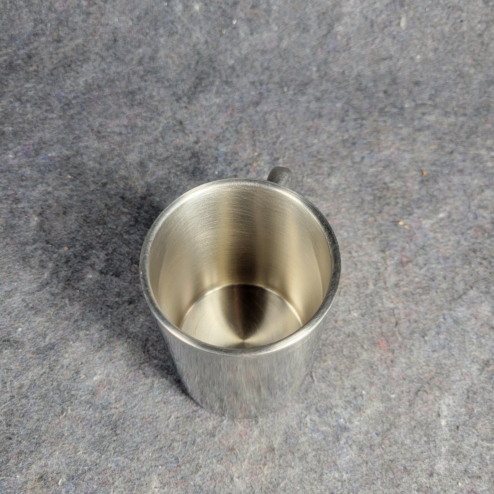 Ford Mustang 8 Oz Coffee Mug Stainless Steel 50 year Annv. 2.75"×3.87"