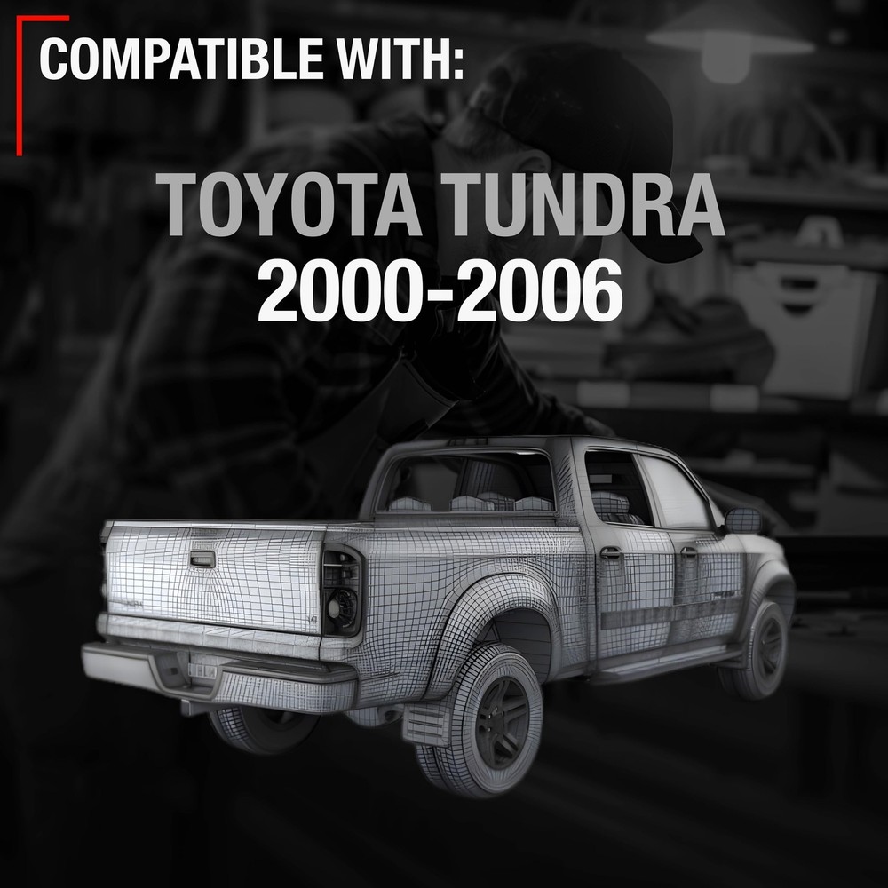 Tailgate Handle Assembly Replacement - Compatible with 2000-2006 Toyota Tundr...