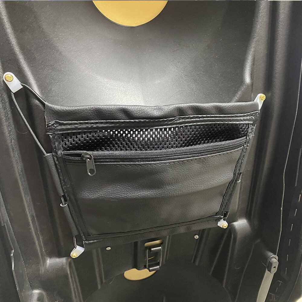 for SYM MAXSYM 400 400i Under Seat Storage Bag Leather Tool Bag