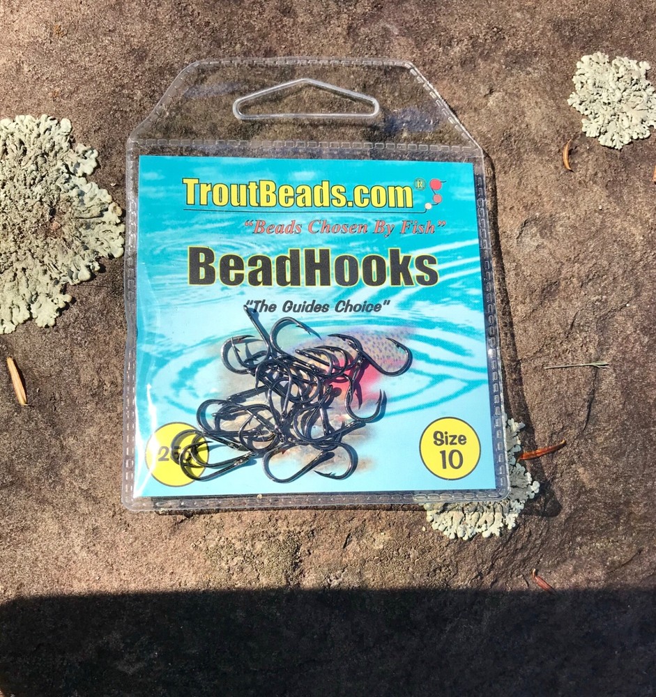 Troutbeads Hooks, One 25 Pack, Size # 10
