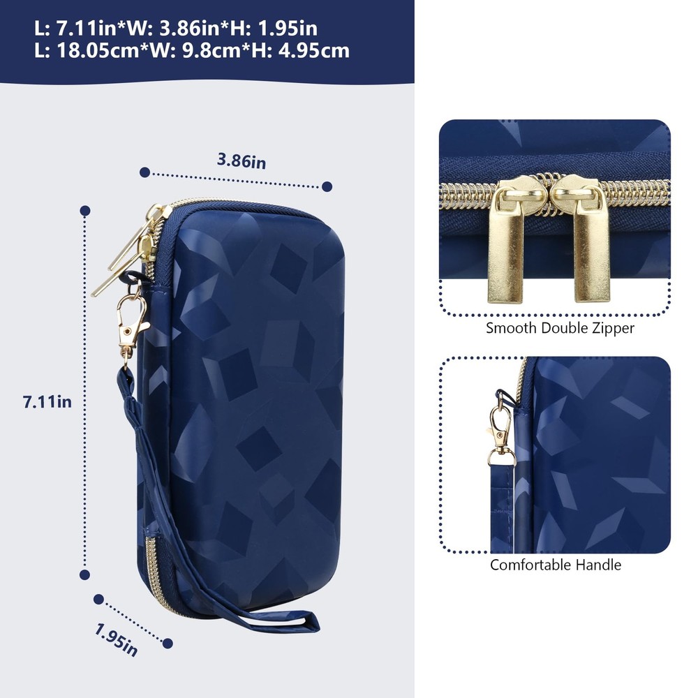 Supmay Carrying Case Compatible with WELLST·G Handheld Compact, Blue Cube