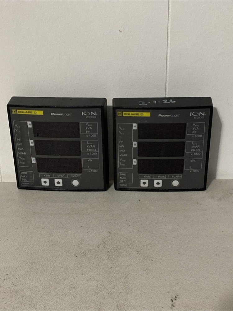 SQUARE D 6200R POWERLOGIC DIGITAL PANEL MODULE