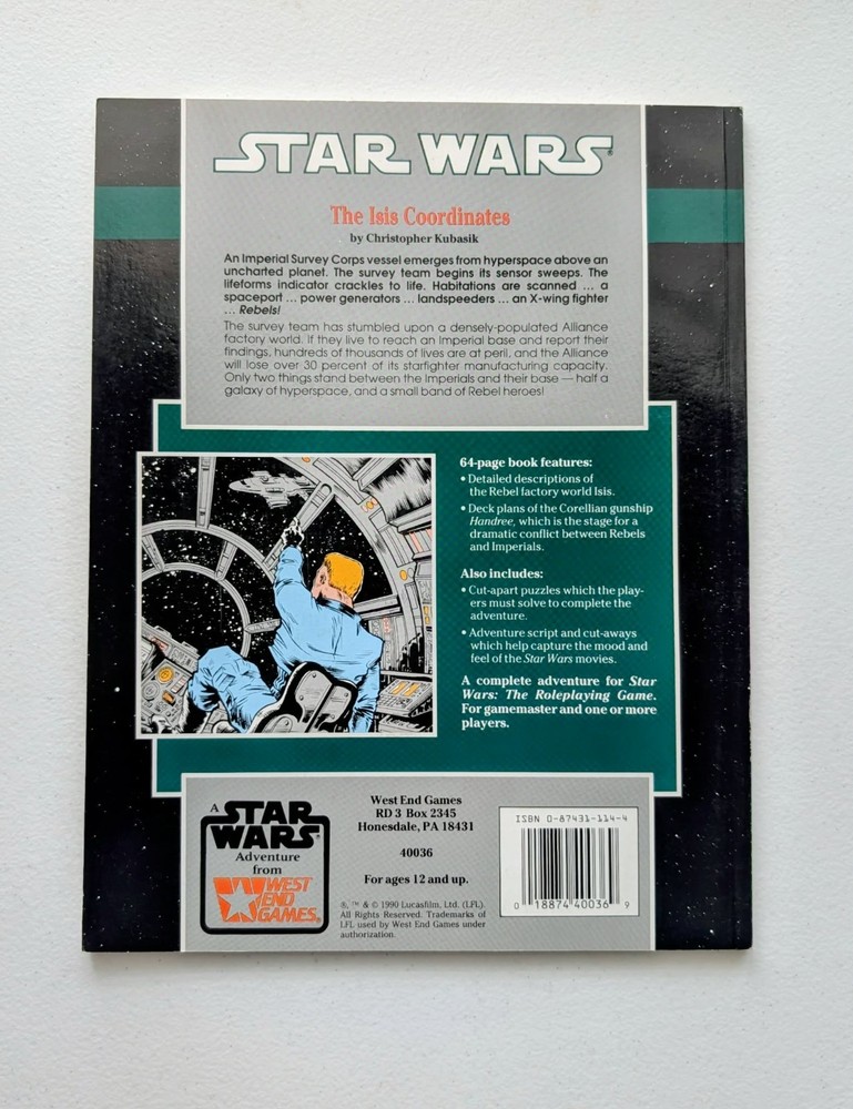 Star Wars - West End Games RPG - Isis Coordinates
