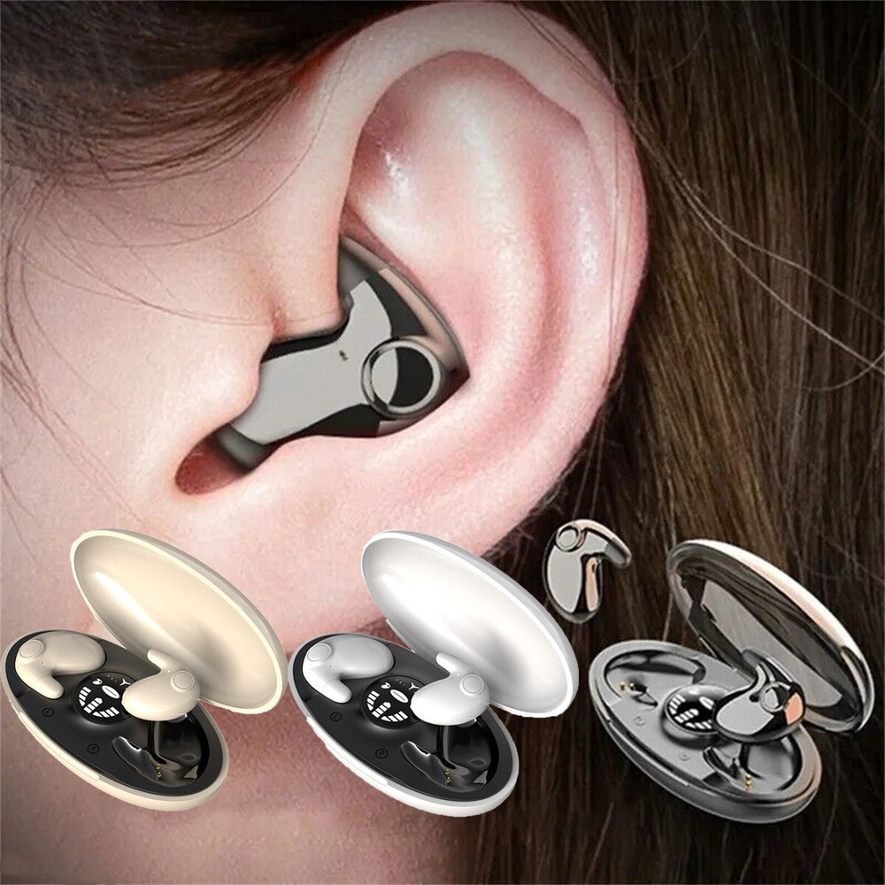 Invisible Sleep Wireless Earbuds Bluetooth Headset TWS Waterproof Earphone