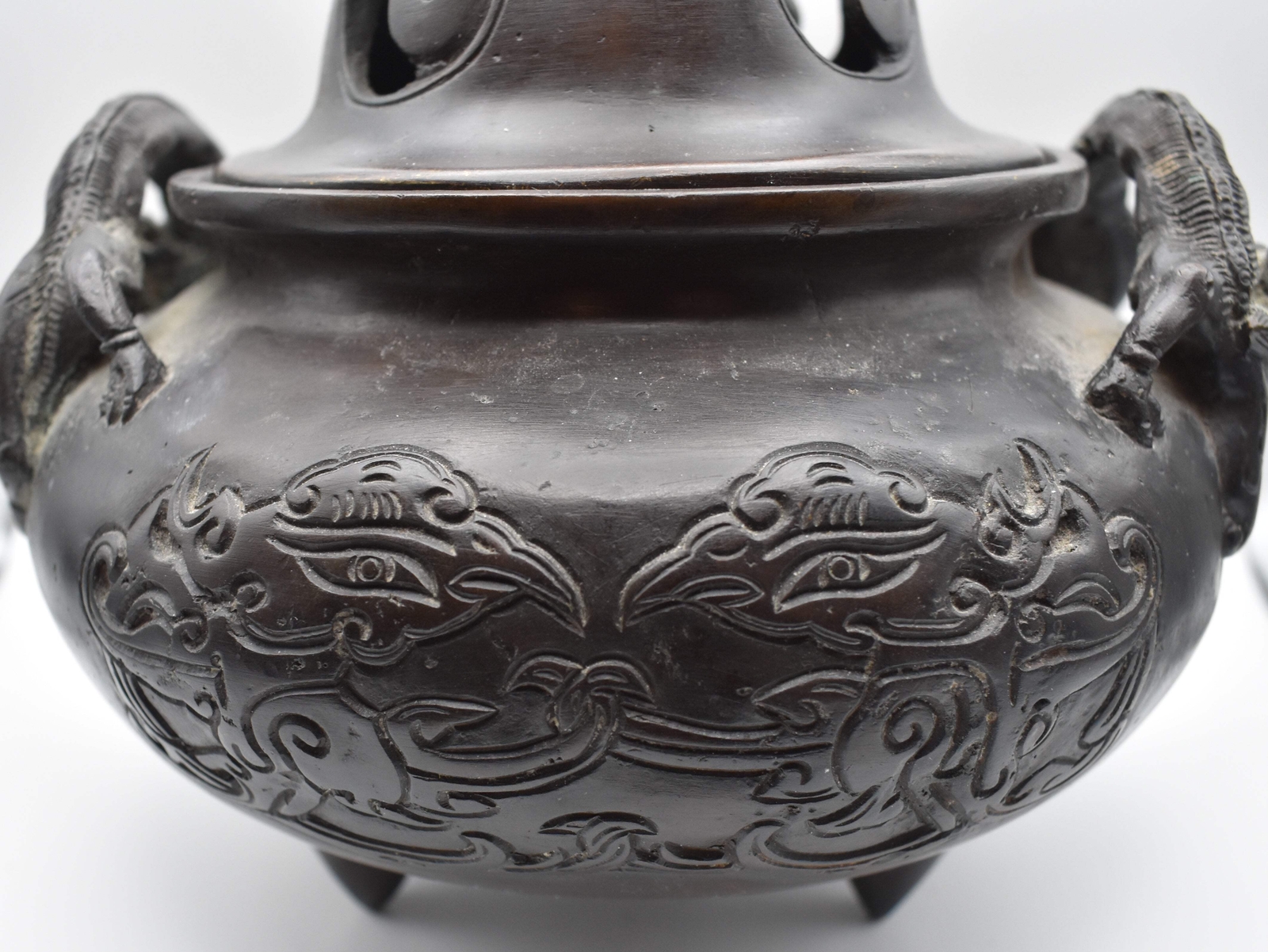 Chinese 20th Century Xuande Mark Bronze Censer