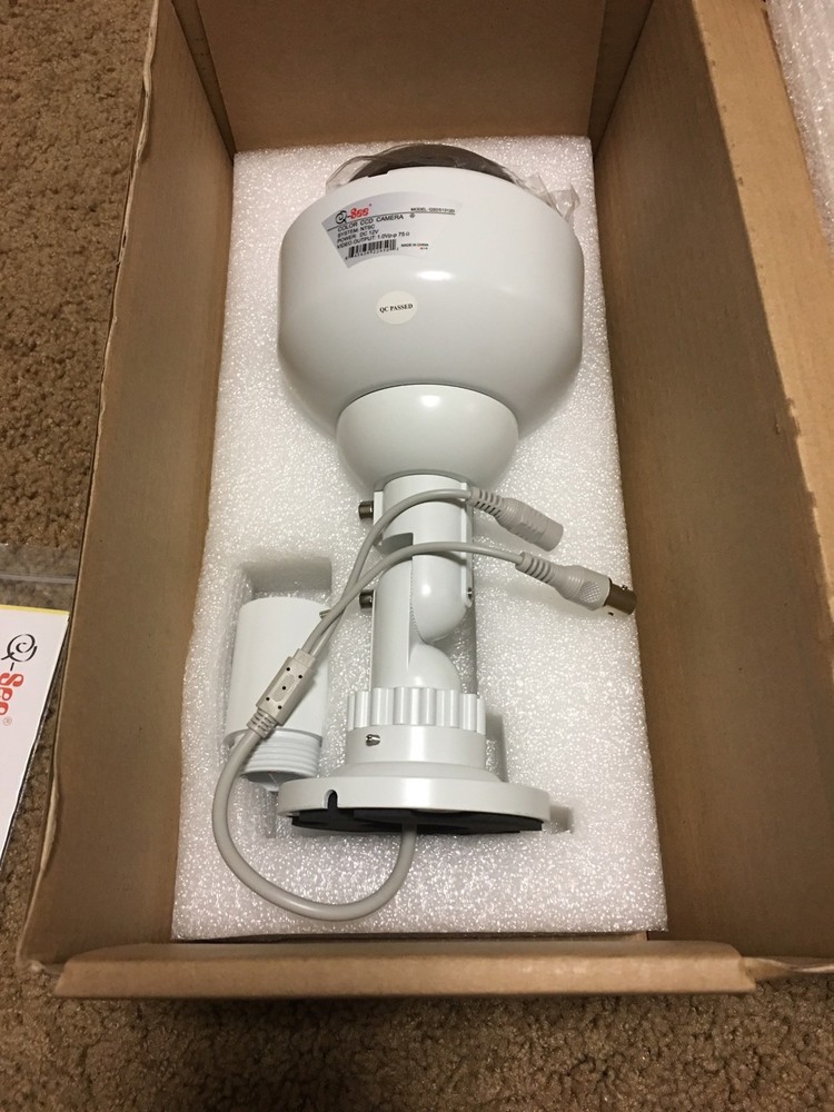 Q SEE Digital Color CCD Camera Model QSDS1312D Security Camera