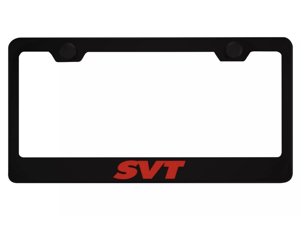 Ford SVT Black License Plate Frame