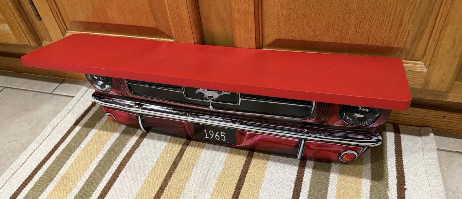 Ford Mustang Shelf 1965 Parts Gas Oil Shelby 5.0 Boss Vintage Style Wall Decor