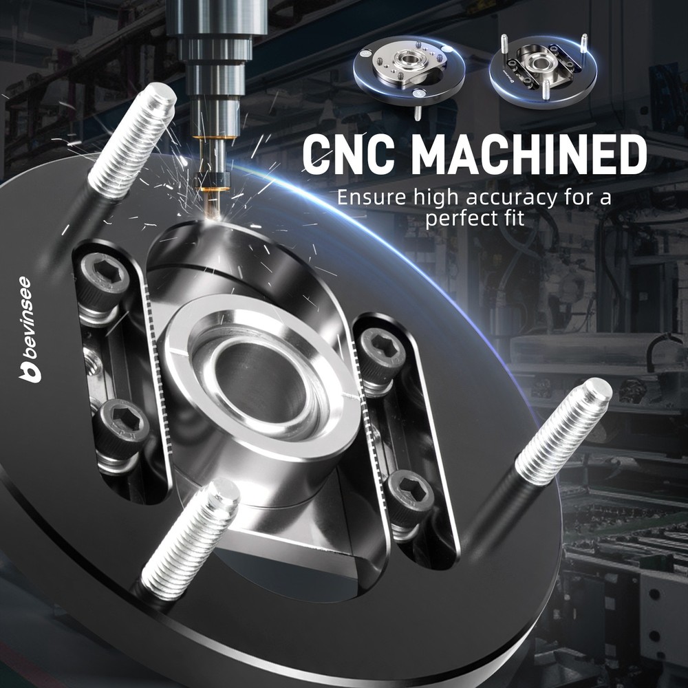 Adjustable Front Camber Caster Plates For BMW E81 E82 E87 E88 E90 E91 E92 E93 X1