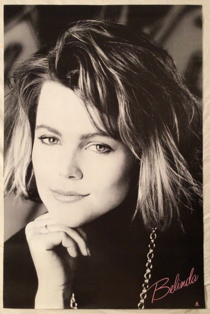 Belinda Carlisle 1986 Promo Poster I.R.S. Records Go-Go’s