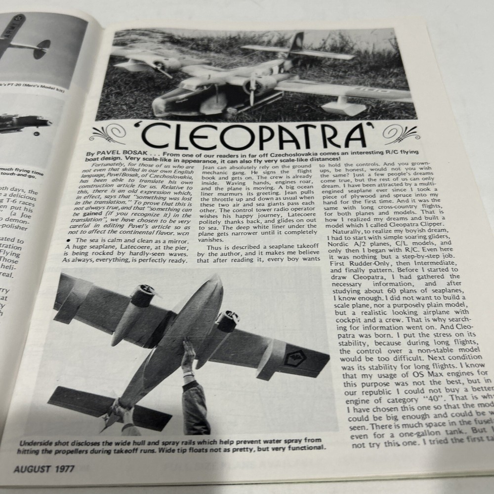 Vintage Model Builder Magazine August 1977